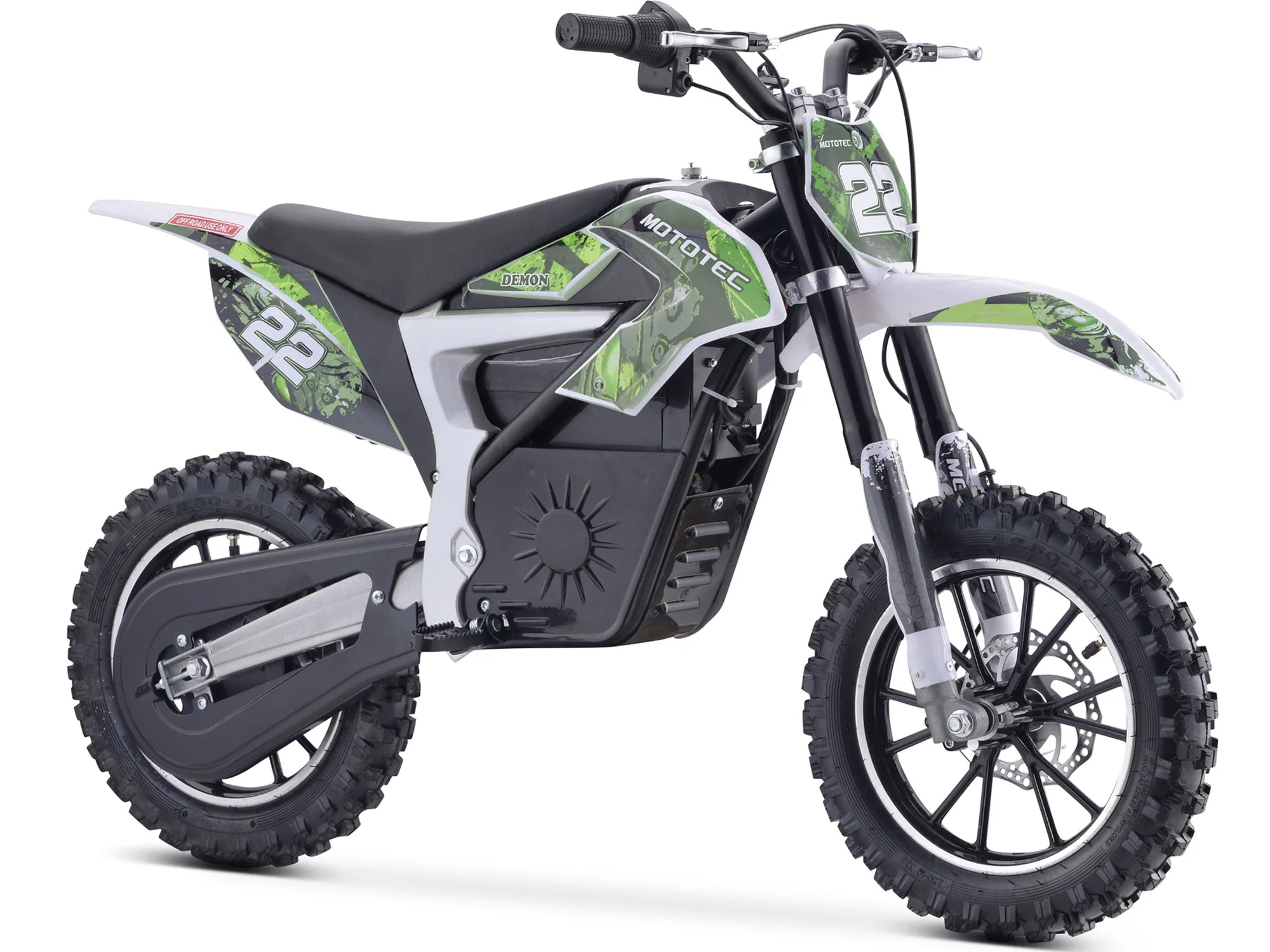 MotoTec Demon 36V/8Ah 500W Lithium Electric Dirt Bike - Image 3