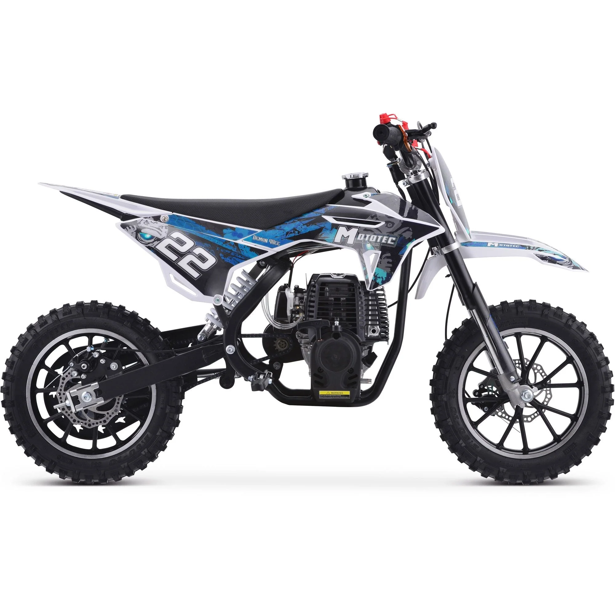 MotoTec Demon 40cc 4-Stroke Kids Gas Dirt Bike - Image 13
