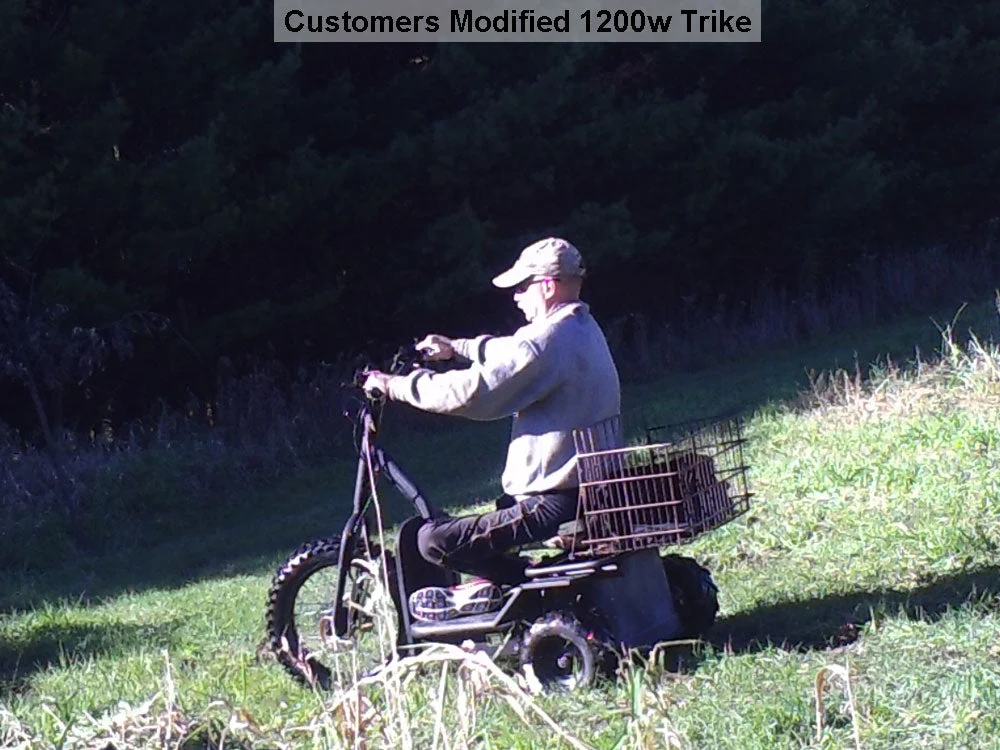 MotoTec Electric Trike 48V/24Ah 1200W - Image 9
