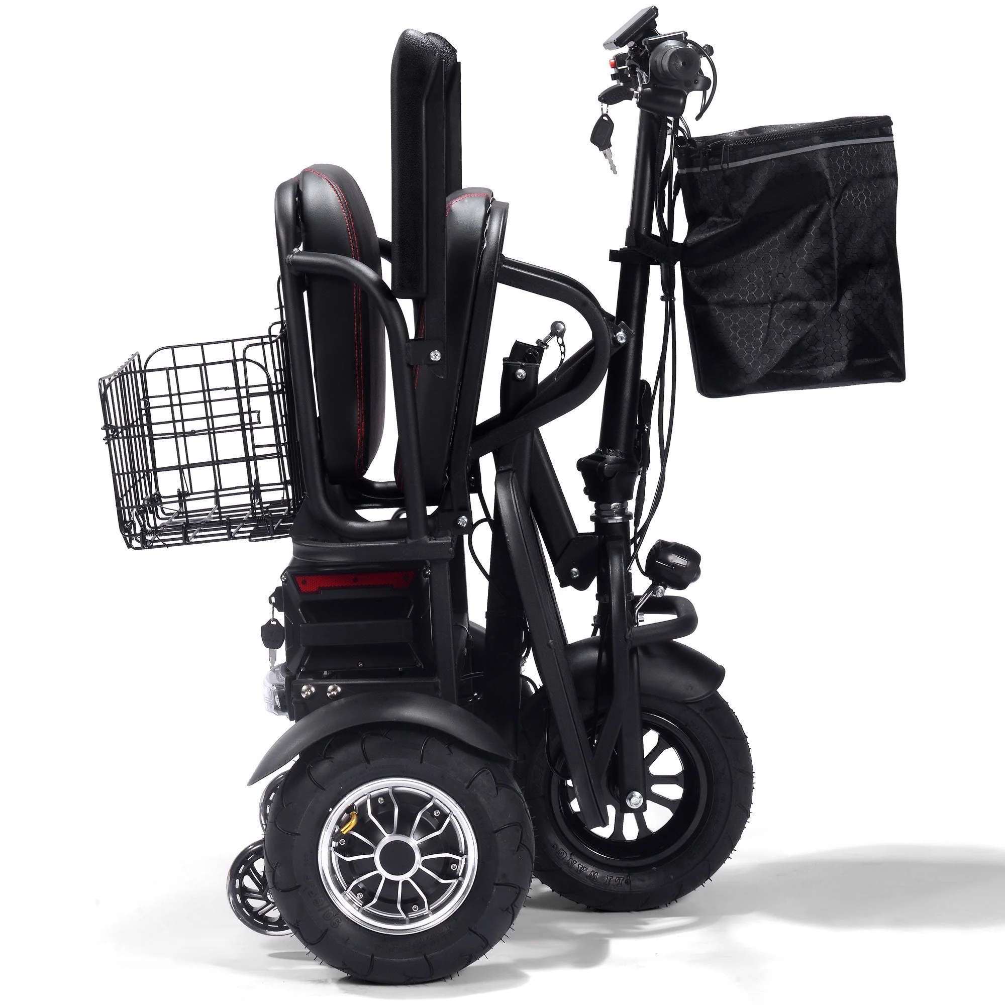 MotoTec Folding Mobility Electric Trike 48V/15.6Ah 1000W Dual Motor - Image 8