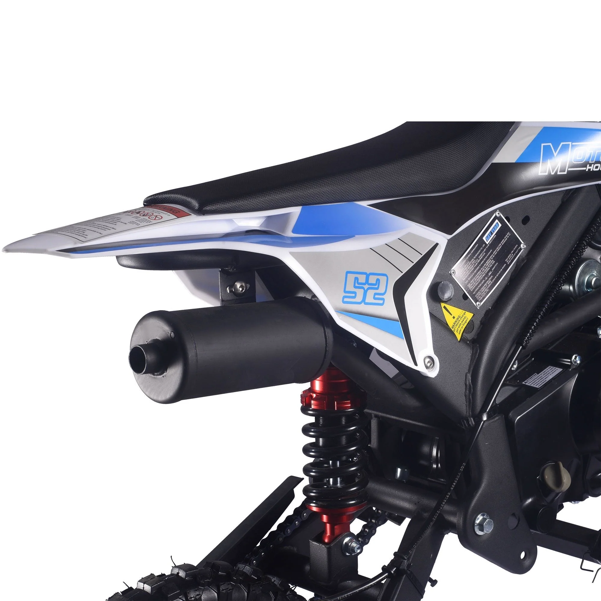 MotoTec Hooligan 72cc 4-Stroke Gas Dirt Bike - Image 10