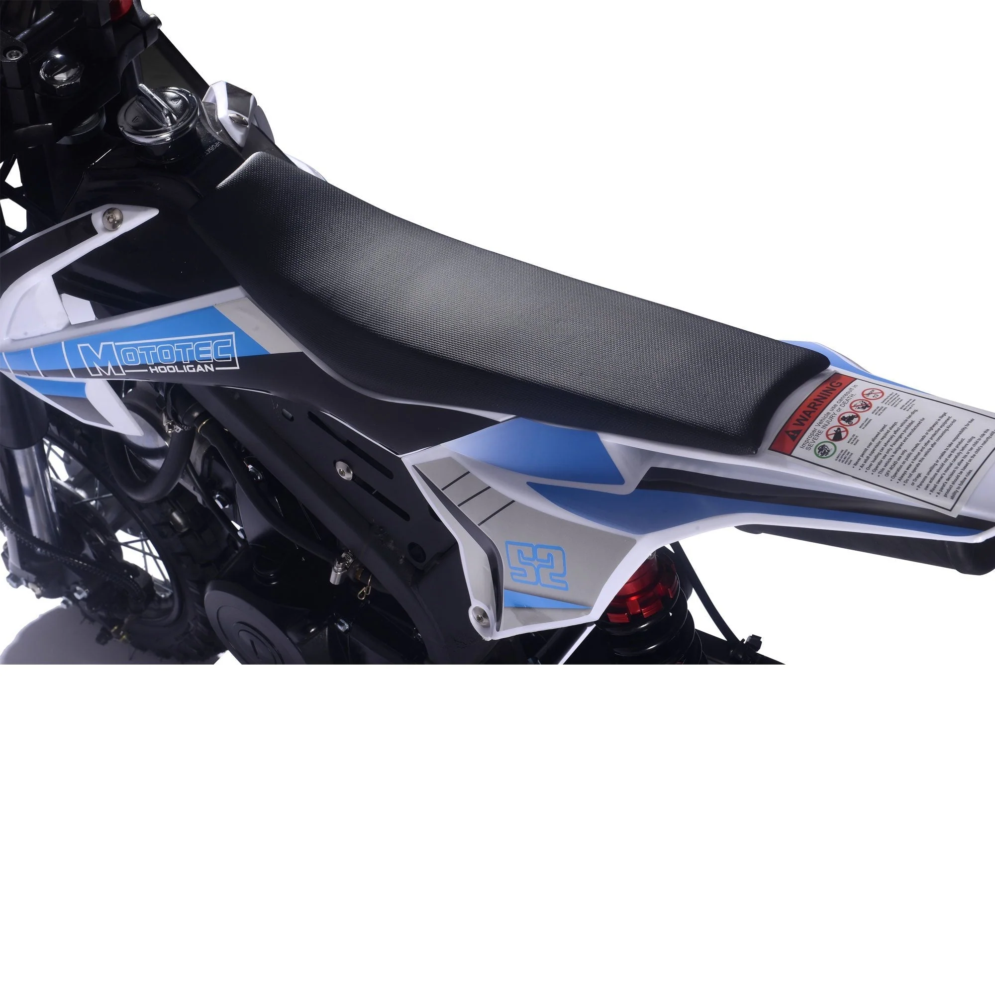 MotoTec Hooligan 72cc 4-Stroke Gas Dirt Bike - Image 9