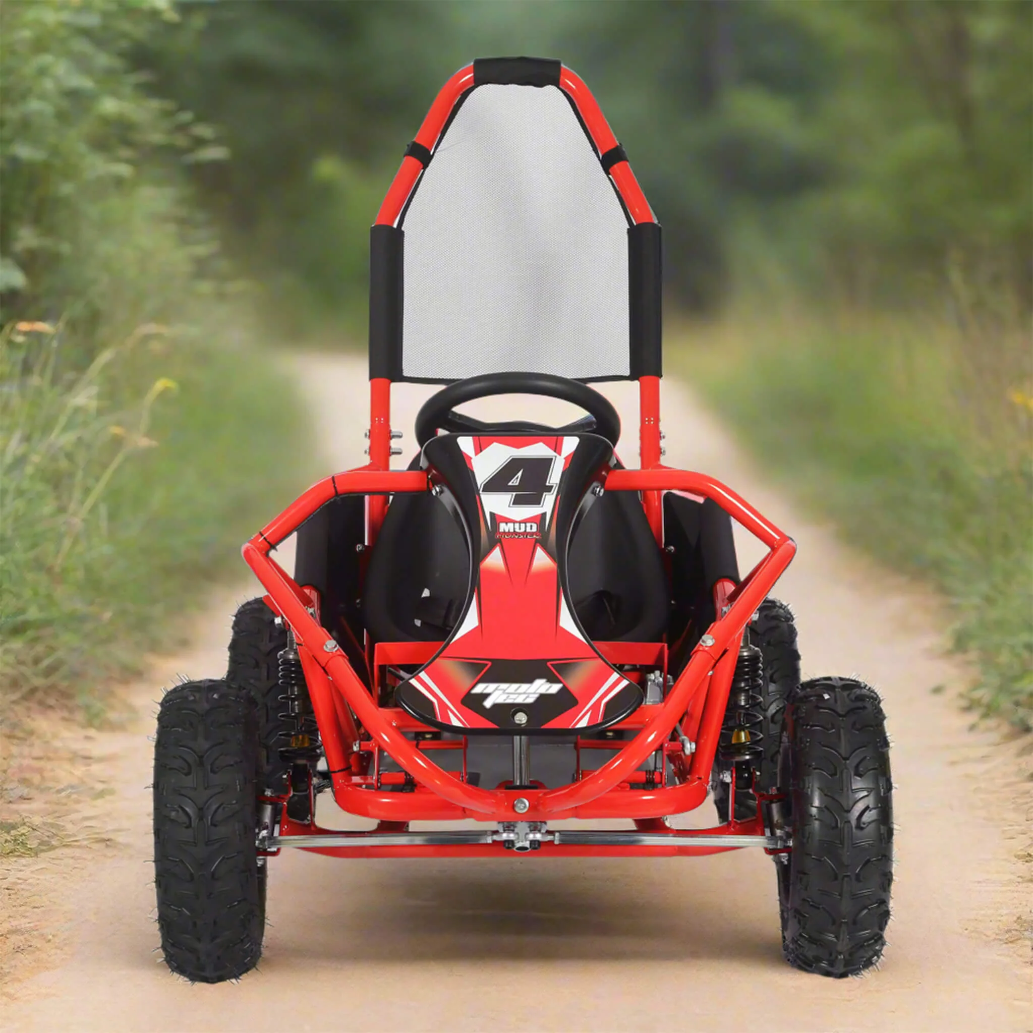 MotoTec Mud Monster 98cc Go-Kart Full Suspension