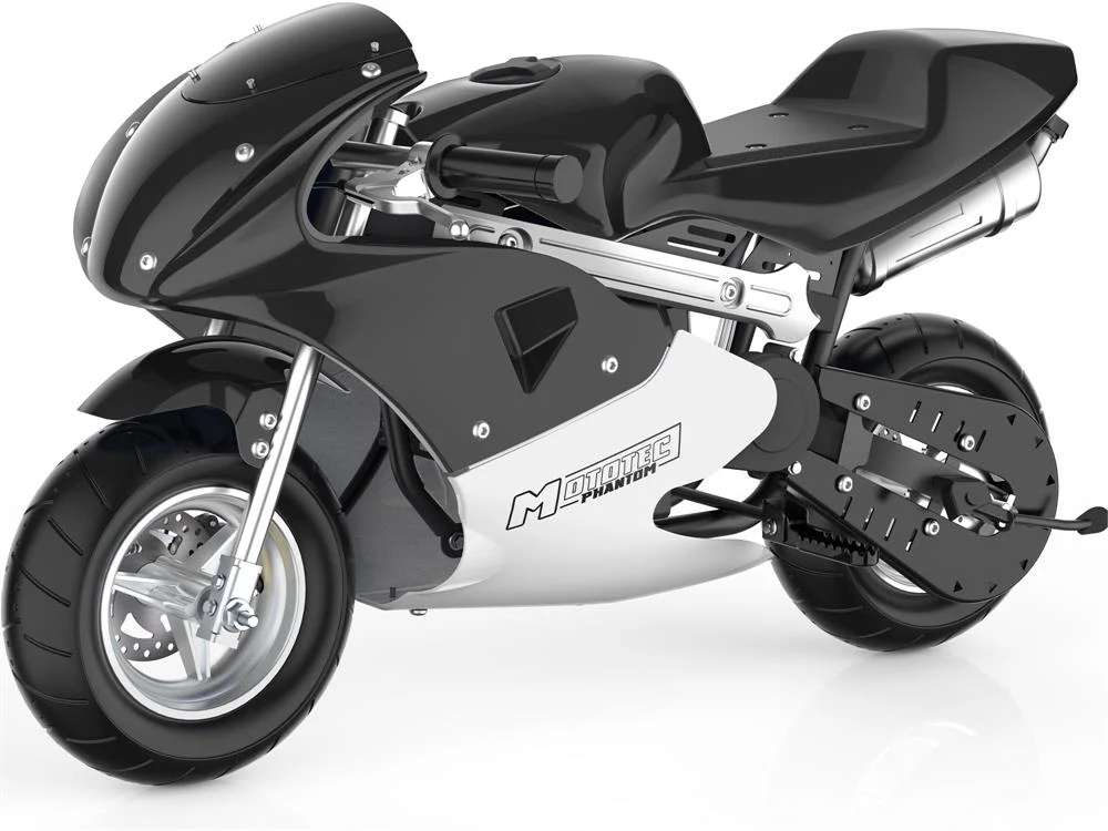 MotoTec Phantom Gas Pocket Bike 49cc 2-Stroke - Image 5