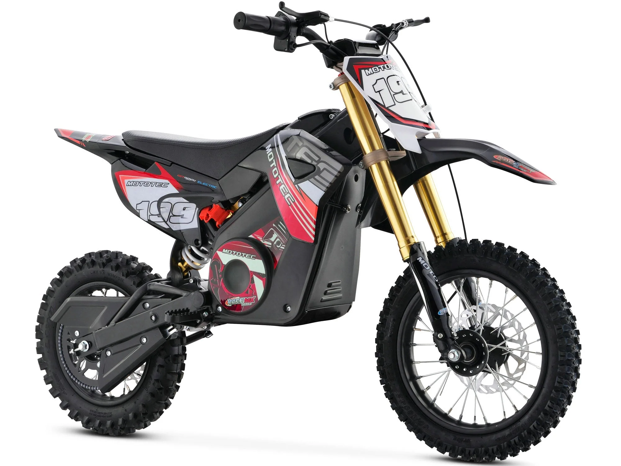 MotoTec Pro 36V/10Ah 1000W Lithium Electric Dirt Bike - Image 5