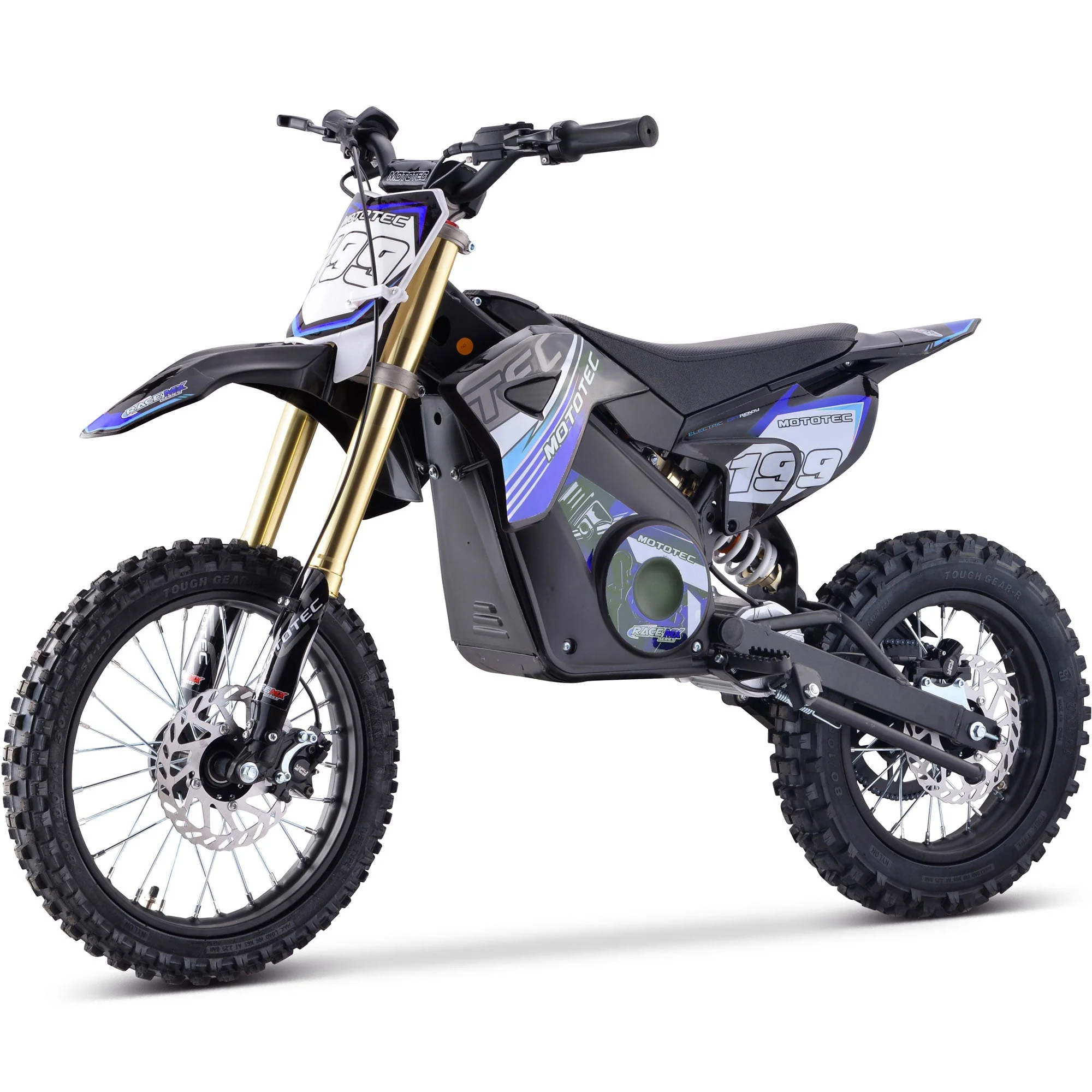 MotoTec Pro 48V/13Ah 1800W Lithium Electric Dirt Bike - Image 3