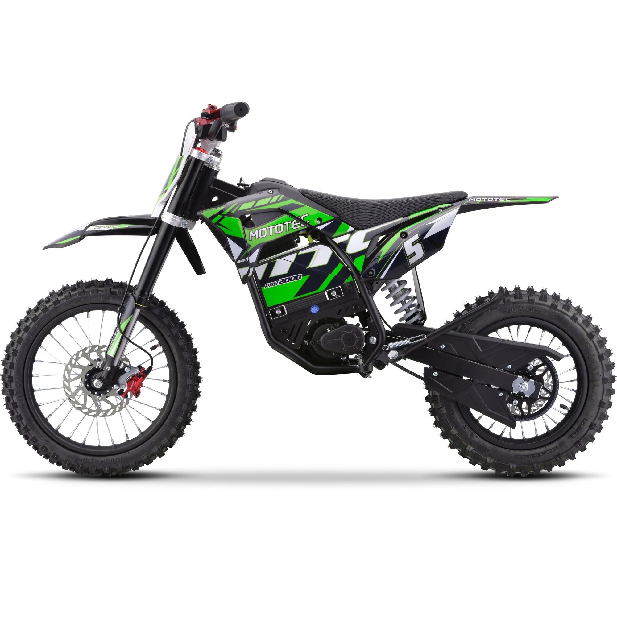 MotoTec 60v 2000w Pro Electric Dirt Bike (HP115E) - Image 10
