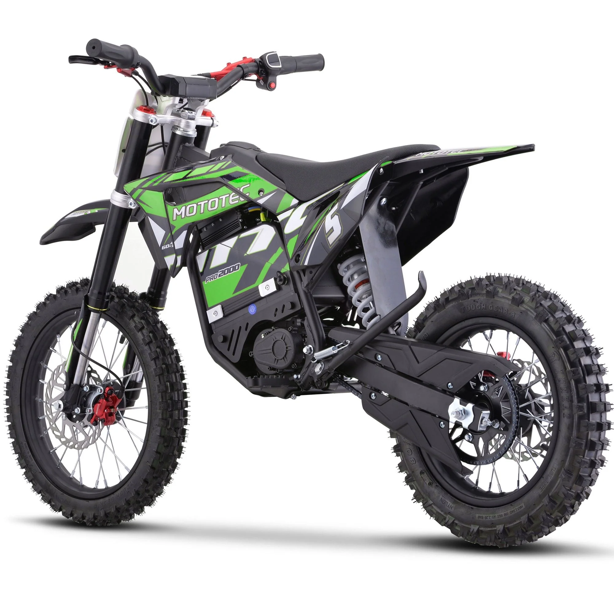 MotoTec 60v 2000w Pro Electric Dirt Bike (HP115E) - Image 11