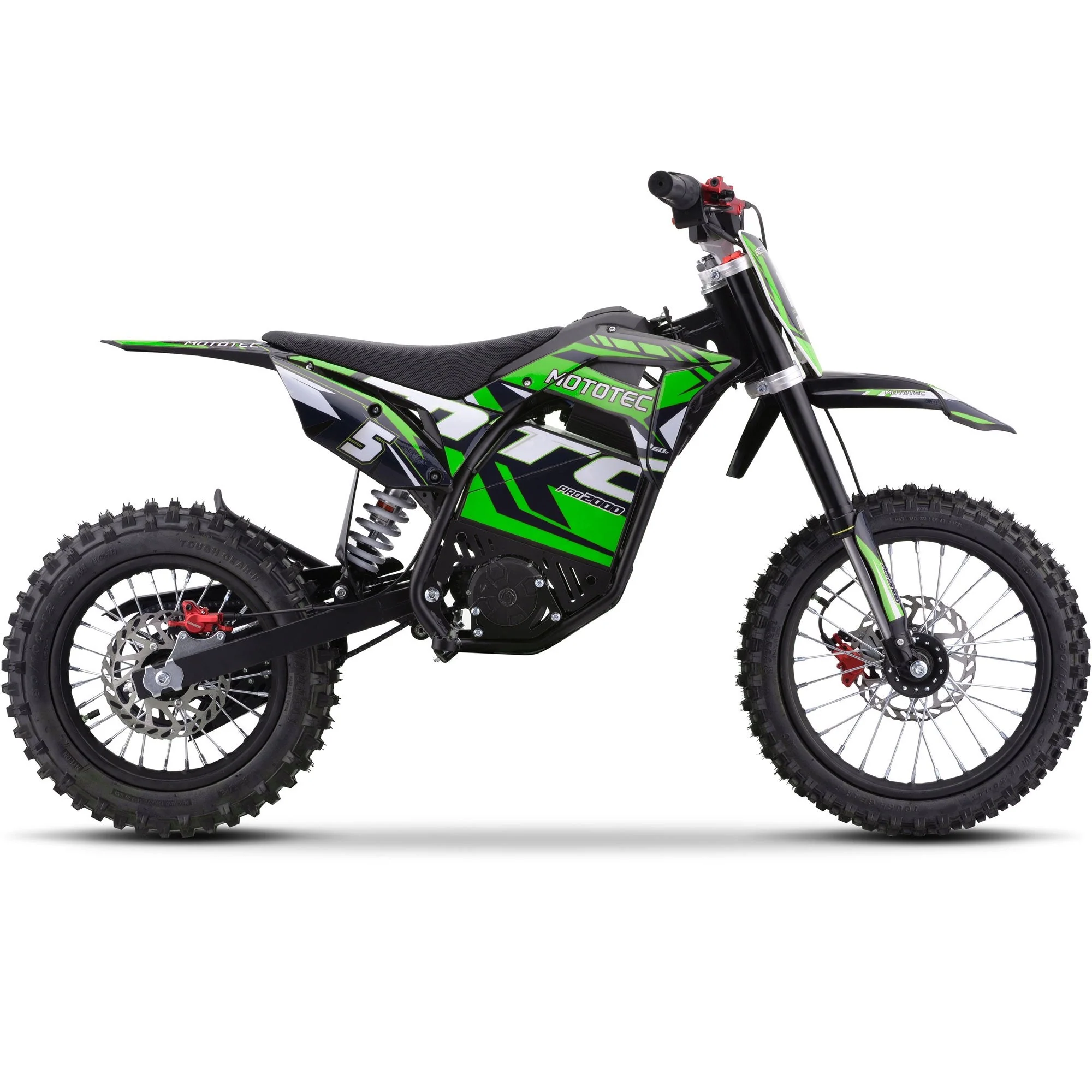 MotoTec 60v 2000w Pro Electric Dirt Bike (HP115E) - Image 13