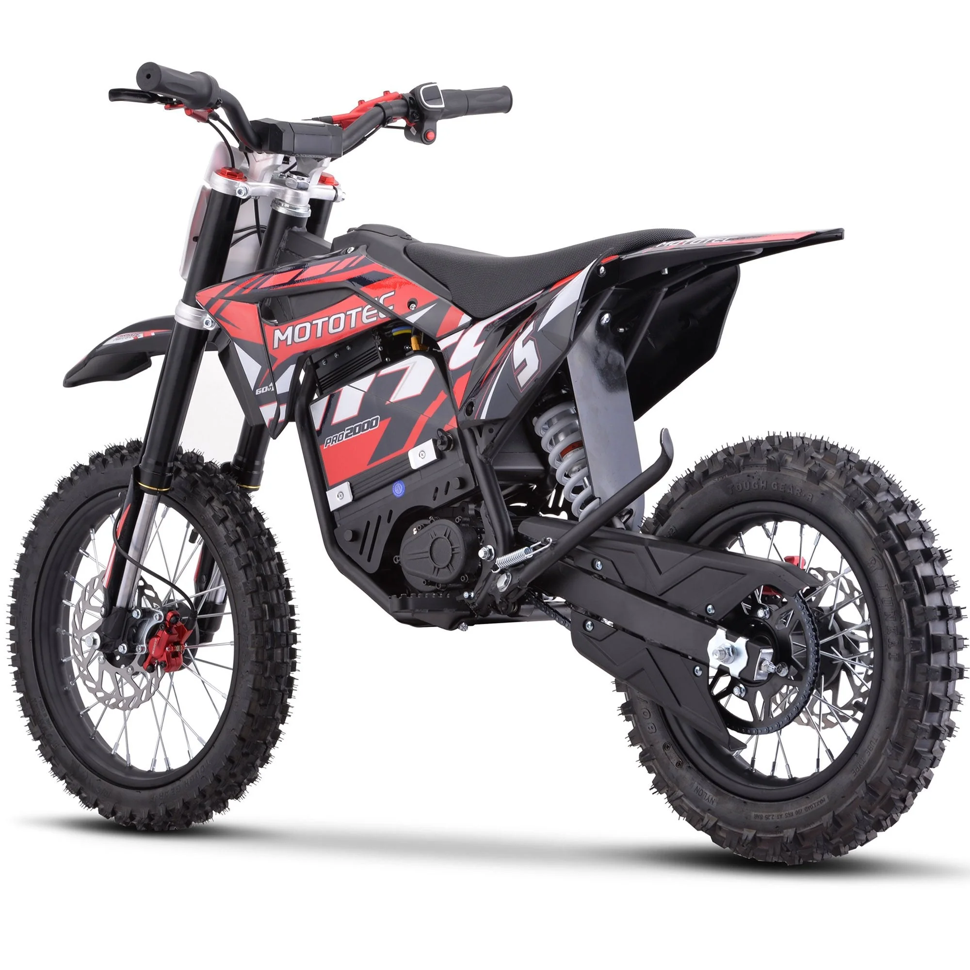 MotoTec 60v 2000w Pro Electric Dirt Bike (HP115E) - Image 16