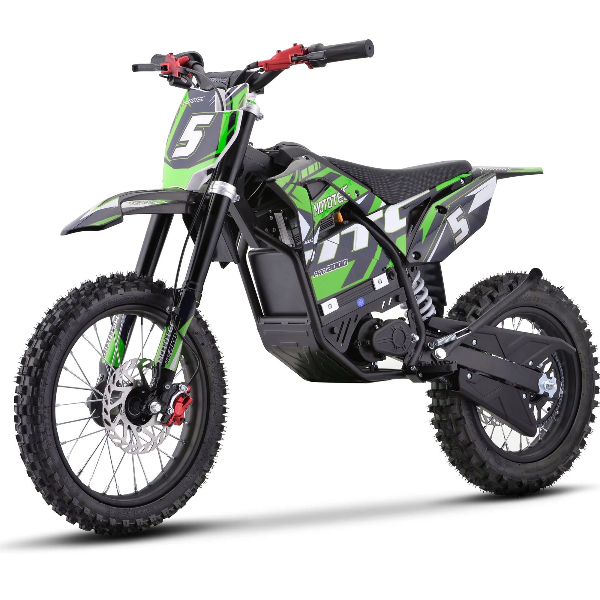MotoTec 60v 2000w Pro Electric Dirt Bike (HP115E) - Image 3