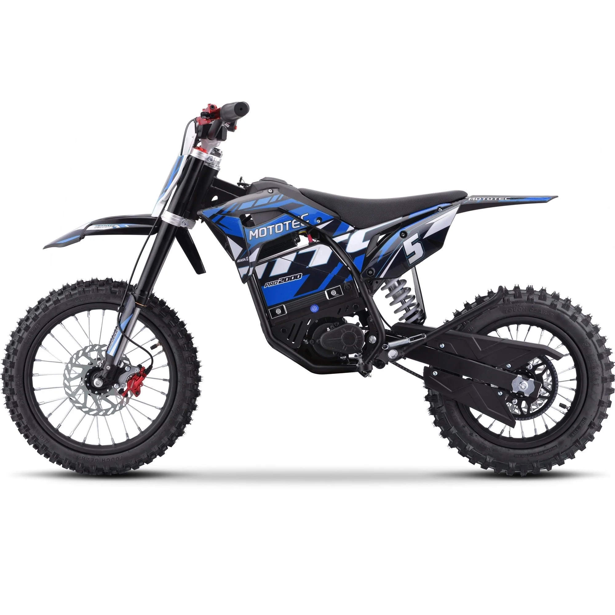 MotoTec 60v 2000w Pro Electric Dirt Bike (HP115E) - Image 5