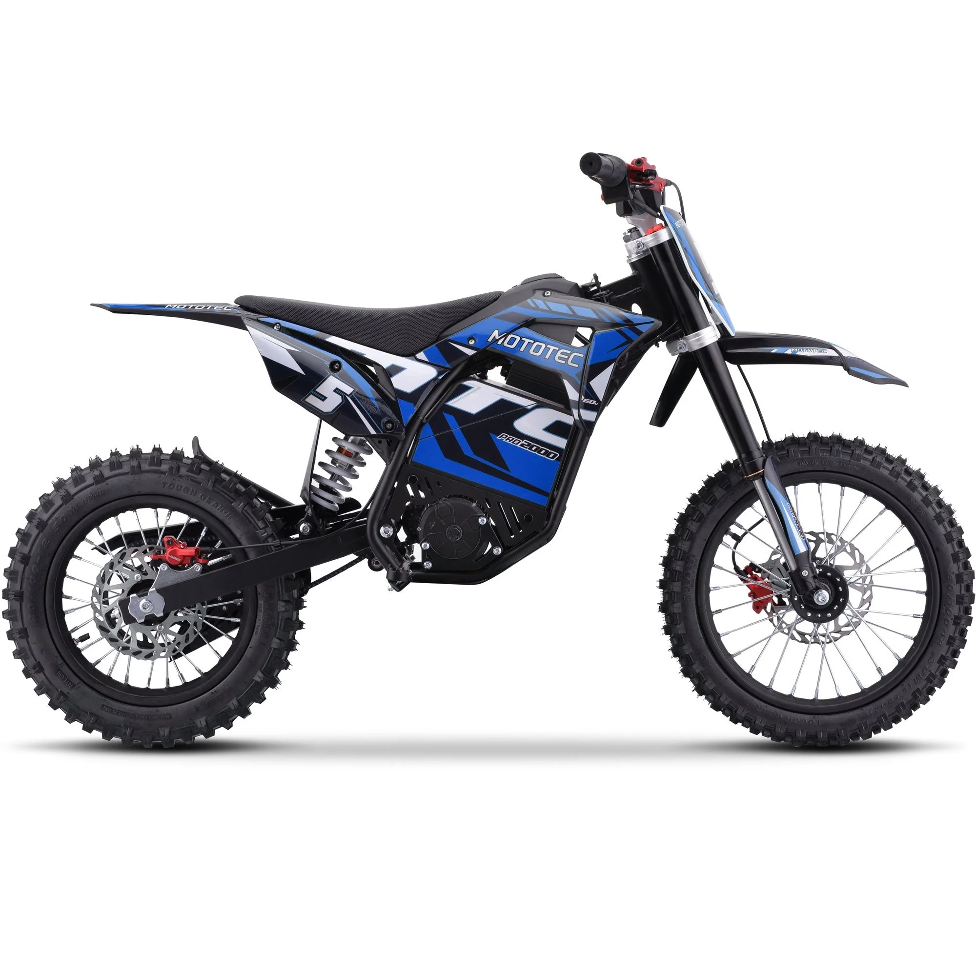 MotoTec 60v 2000w Pro Electric Dirt Bike (HP115E) - Image 8