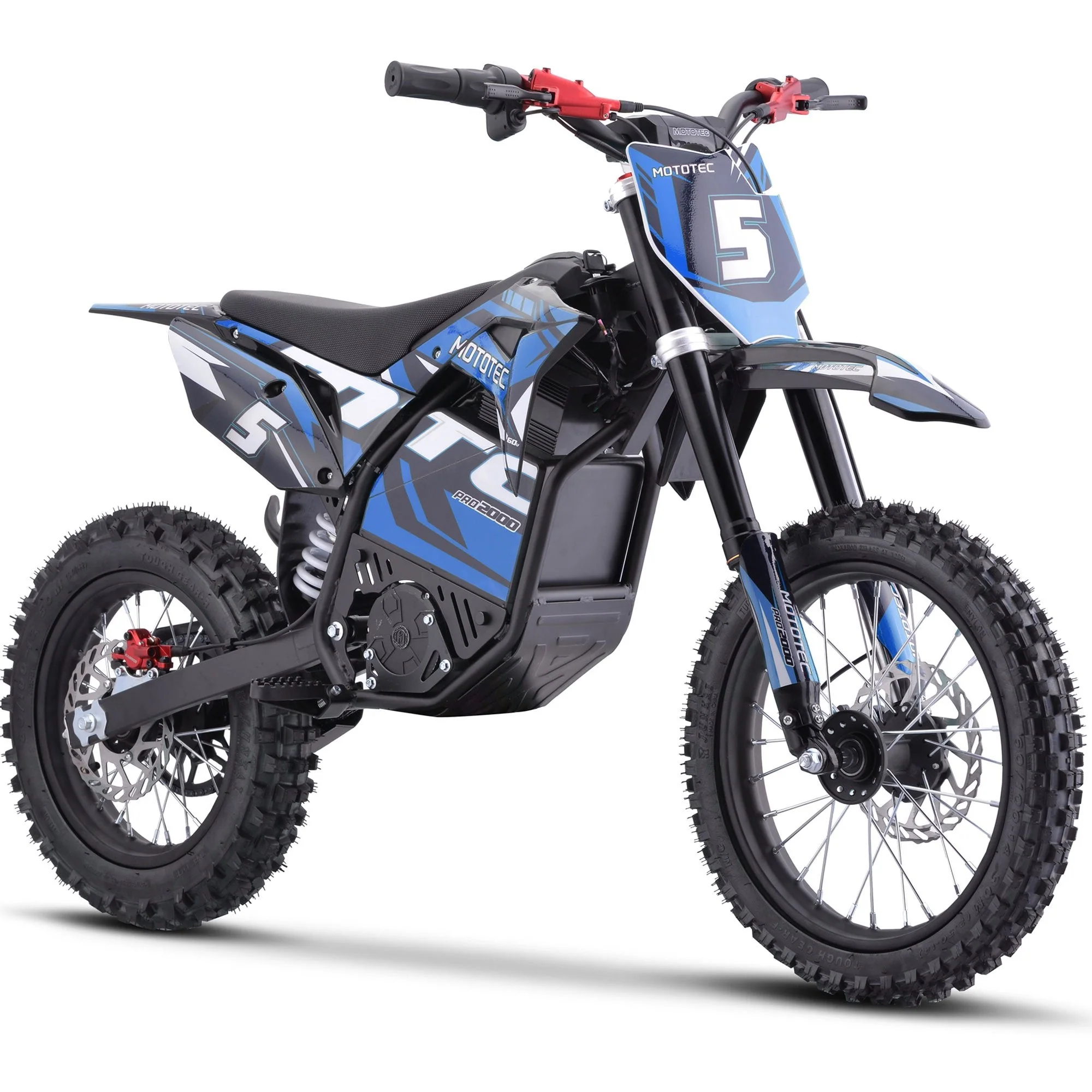 MotoTec 60v 2000w Pro Electric Dirt Bike (HP115E) - Image 9