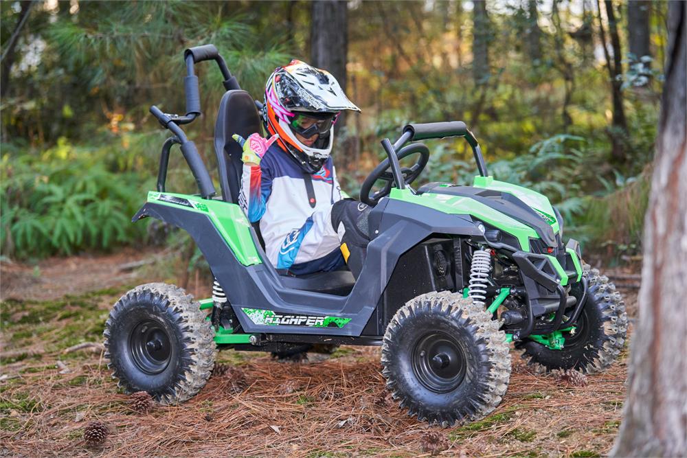 MotoTec Raider 48V/12Ah 1200W Full Suspension Kids Electric UTV - Image 14