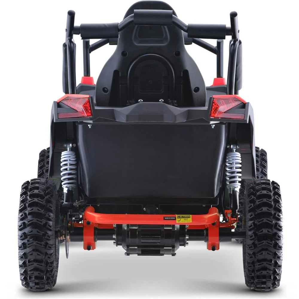 MotoTec Raider 48V/12Ah 1200W Full Suspension Kids Electric UTV - Image 20