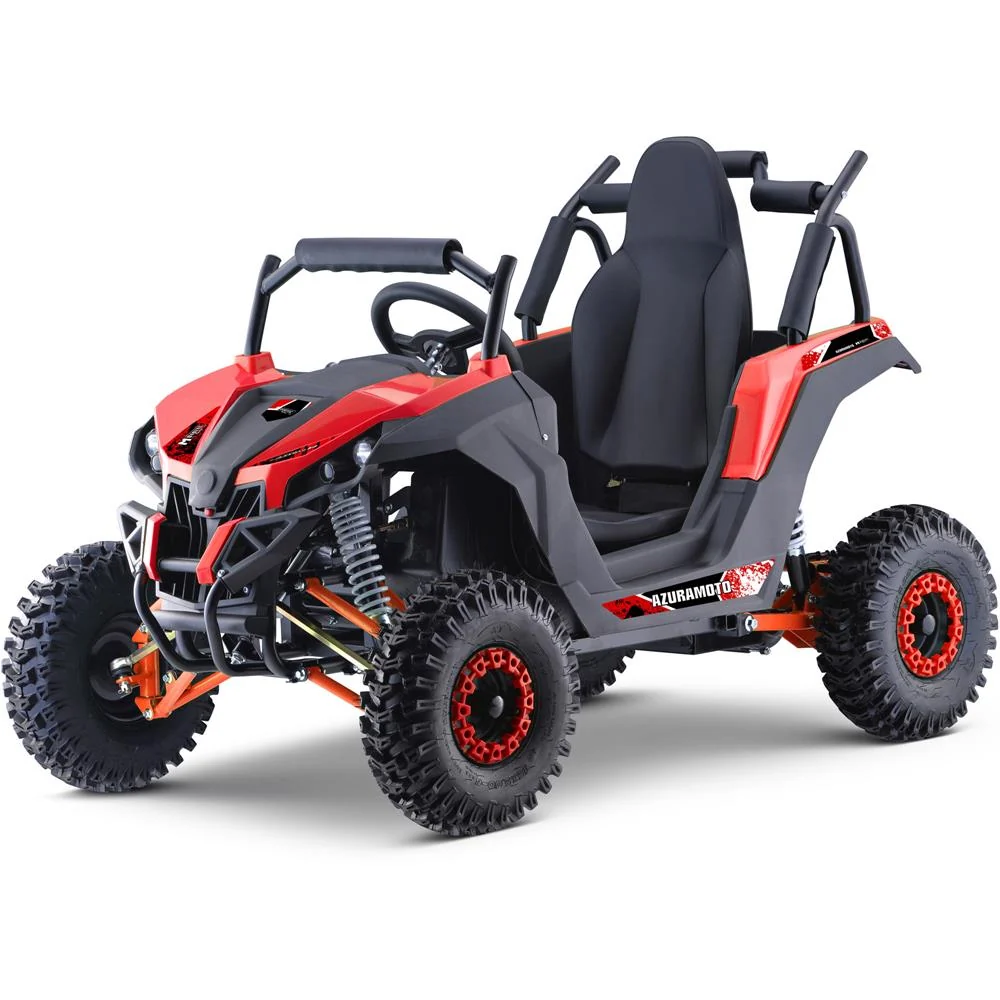 MotoTec Raider 48V/12Ah 1200W Full Suspension Kids Electric UTV - Image 3