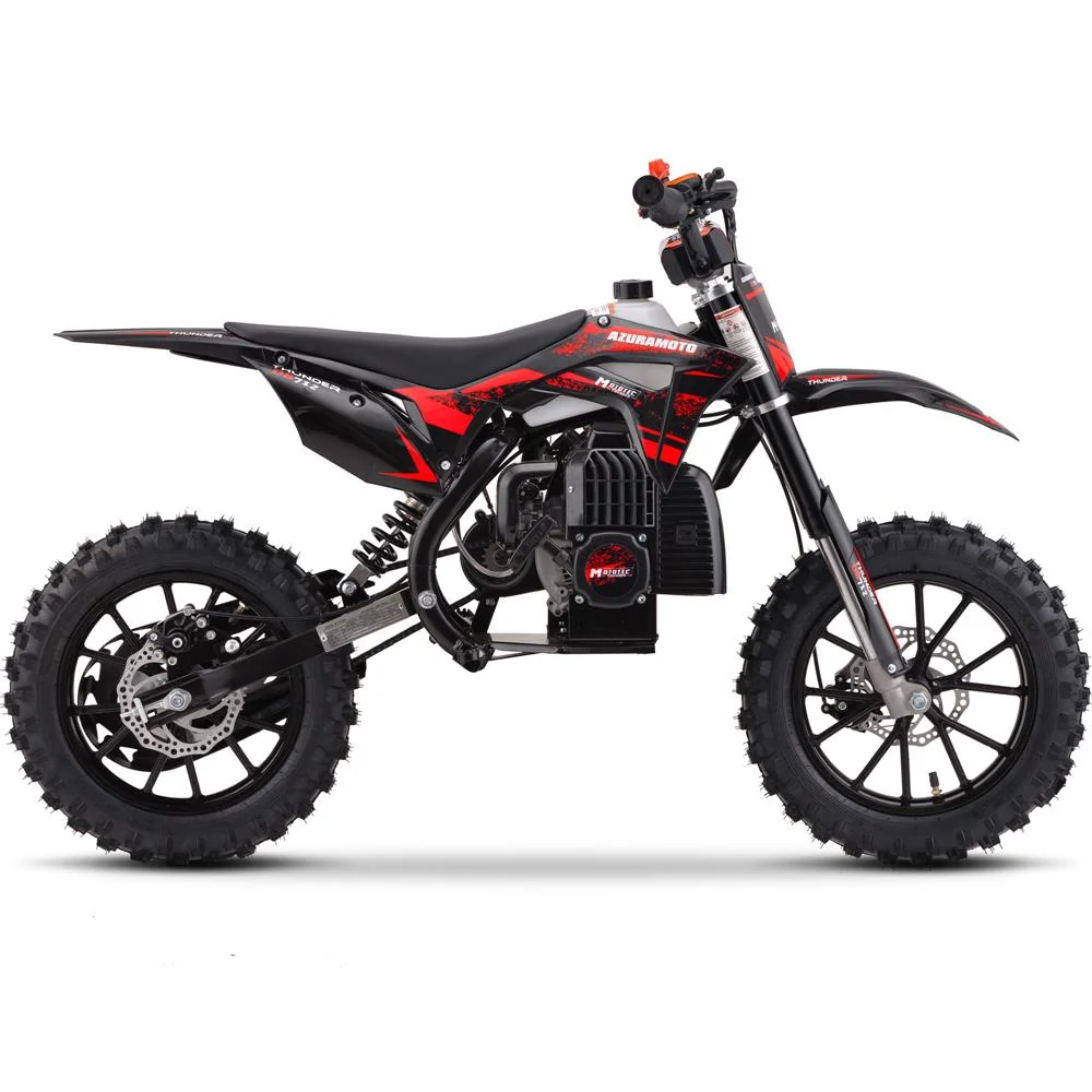MotoTec Thunder 50cc 2-Stroke Kids Gas Dirt Bike - Image 18