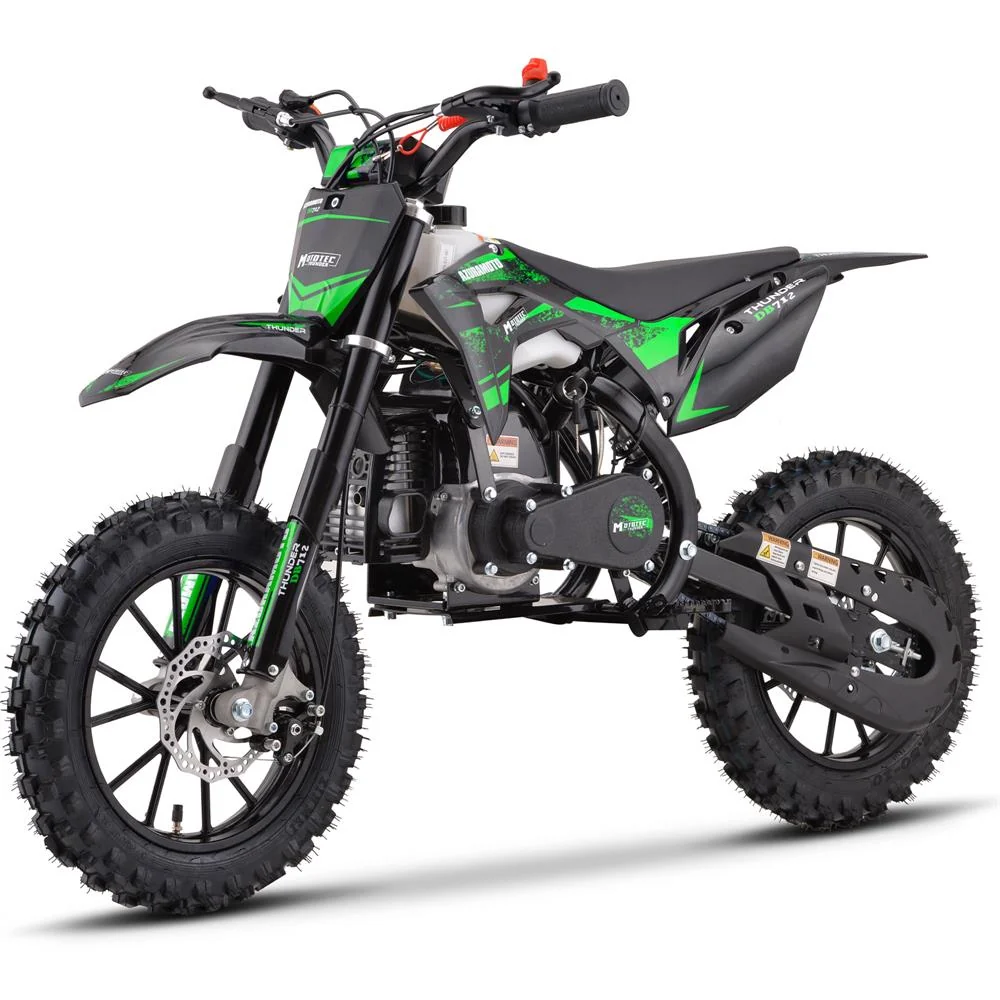 MotoTec Thunder 50cc 2-Stroke Kids Gas Dirt Bike - Image 3