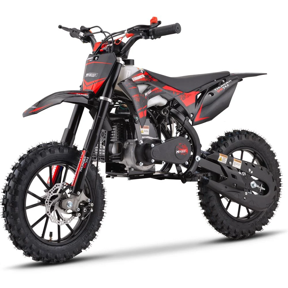 MotoTec Thunder 50cc 2-Stroke Kids Gas Dirt Bike - Image 4