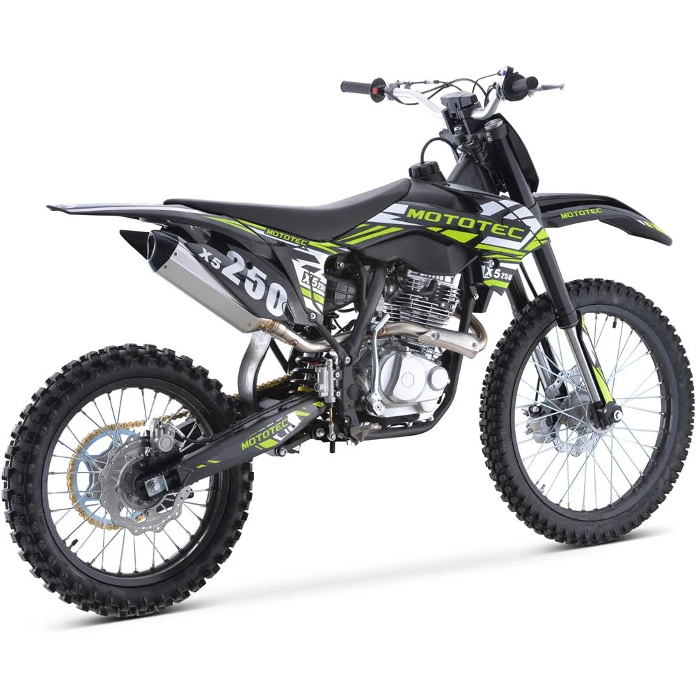 MotoTec X5 250cc 4-Stroke Gas Dirt Bike - Image 4