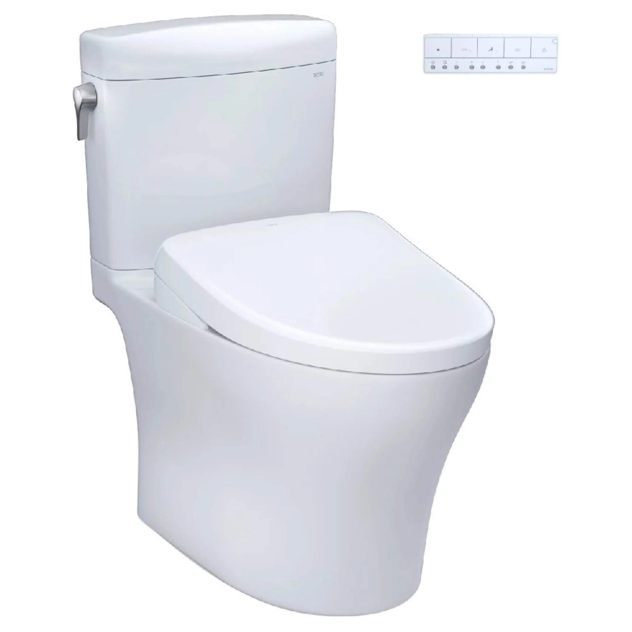 [MW4364726CEMFGN#01] TOTO Aquia IV Cube Washlet S7 With 1.28 GPF And 0.9 Elongated Bidet Toilet (SAK19352) - Image 3