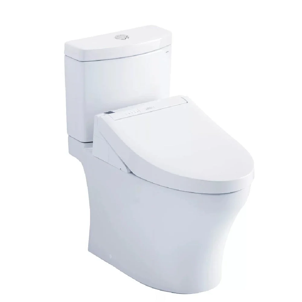 [MW4463084CEMFGN#01] TOTO Aquia IV 1.28 GPF And 0.9 GPF Universal Height Elongated Bidet Seat Toilet (SAK36542) - Image 8