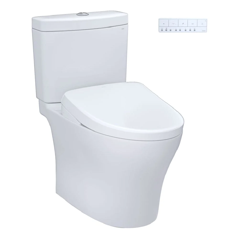 [MW4464736CEMFGN#01] TOTO Aquia IV Dual Flush Elongated Chair Height Toilet With Washlet S7A (SAK98062) - Image 3