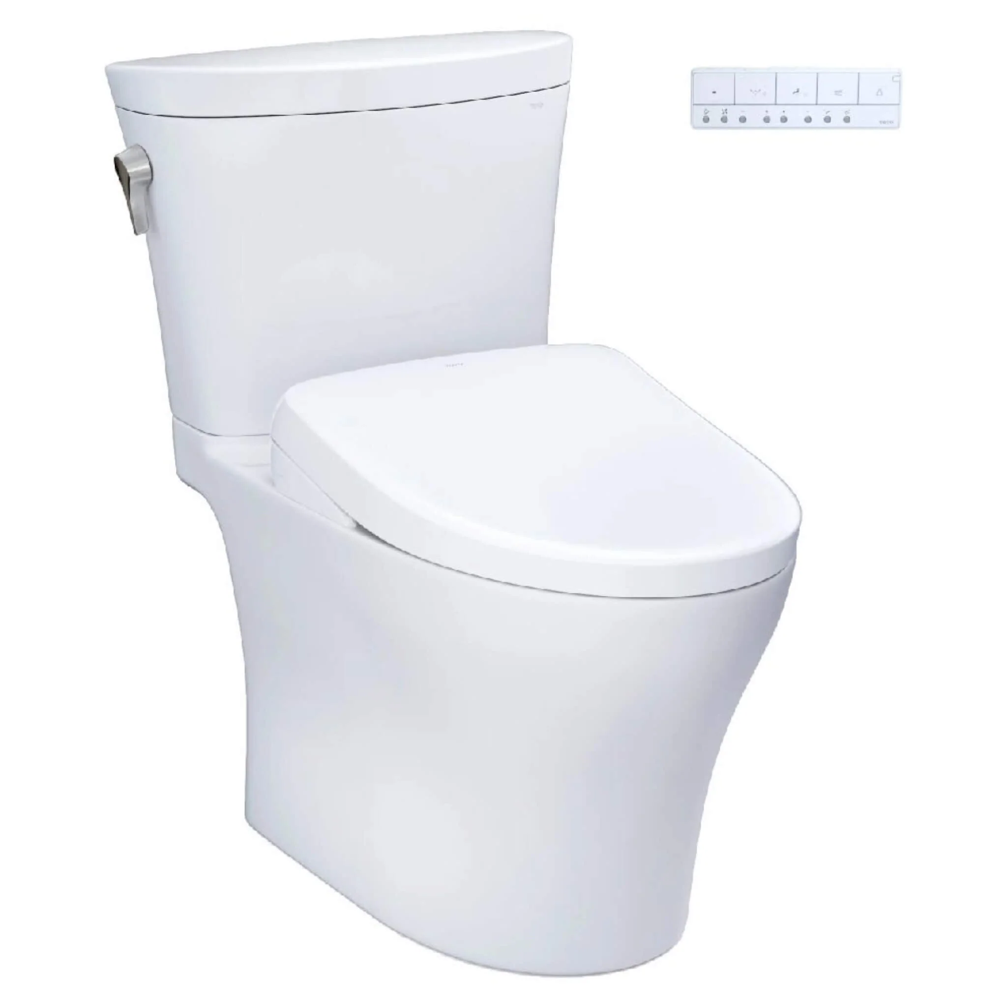 [MW4484736CEMFGN#01] TOTO Aquia IV Arc Dual Flush Universal Height Toilet With S7A Auto Open Bidet Seat (SAK92754) - Image 3
