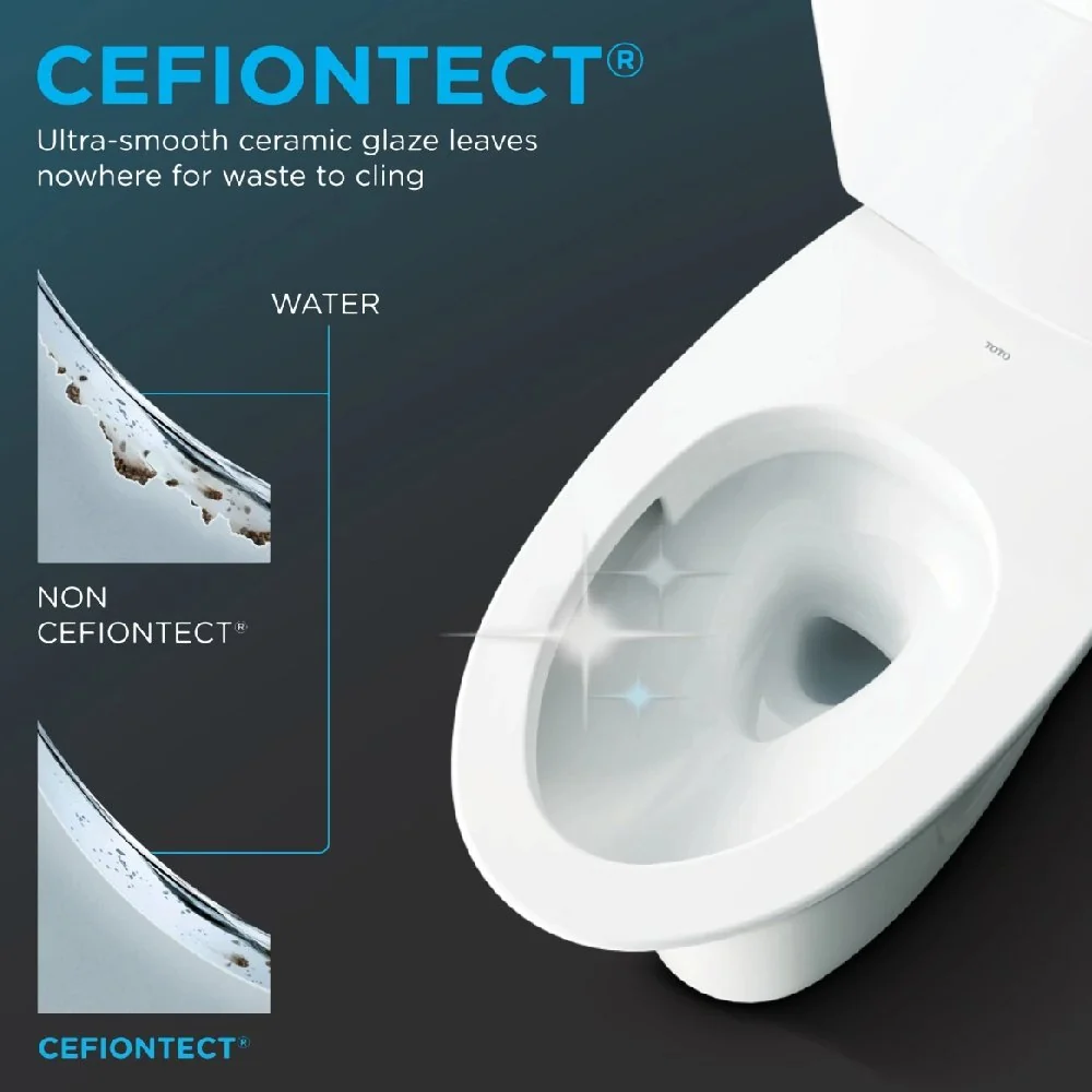 [MW4543074CUFG#01] TOTO Drake Washlet C2 With 1 GPF Elongated Bidet Toilet And Left Hand Lever (SAK58107) - Image 4