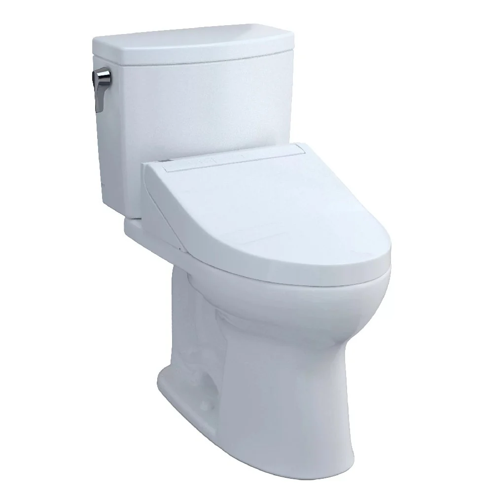 [MW4543084CUFG#01] TOTO Drake II 1 GPF Elongated Toilet With Washlet C5 And Left Hand Lever (SAK47285) - Image 3