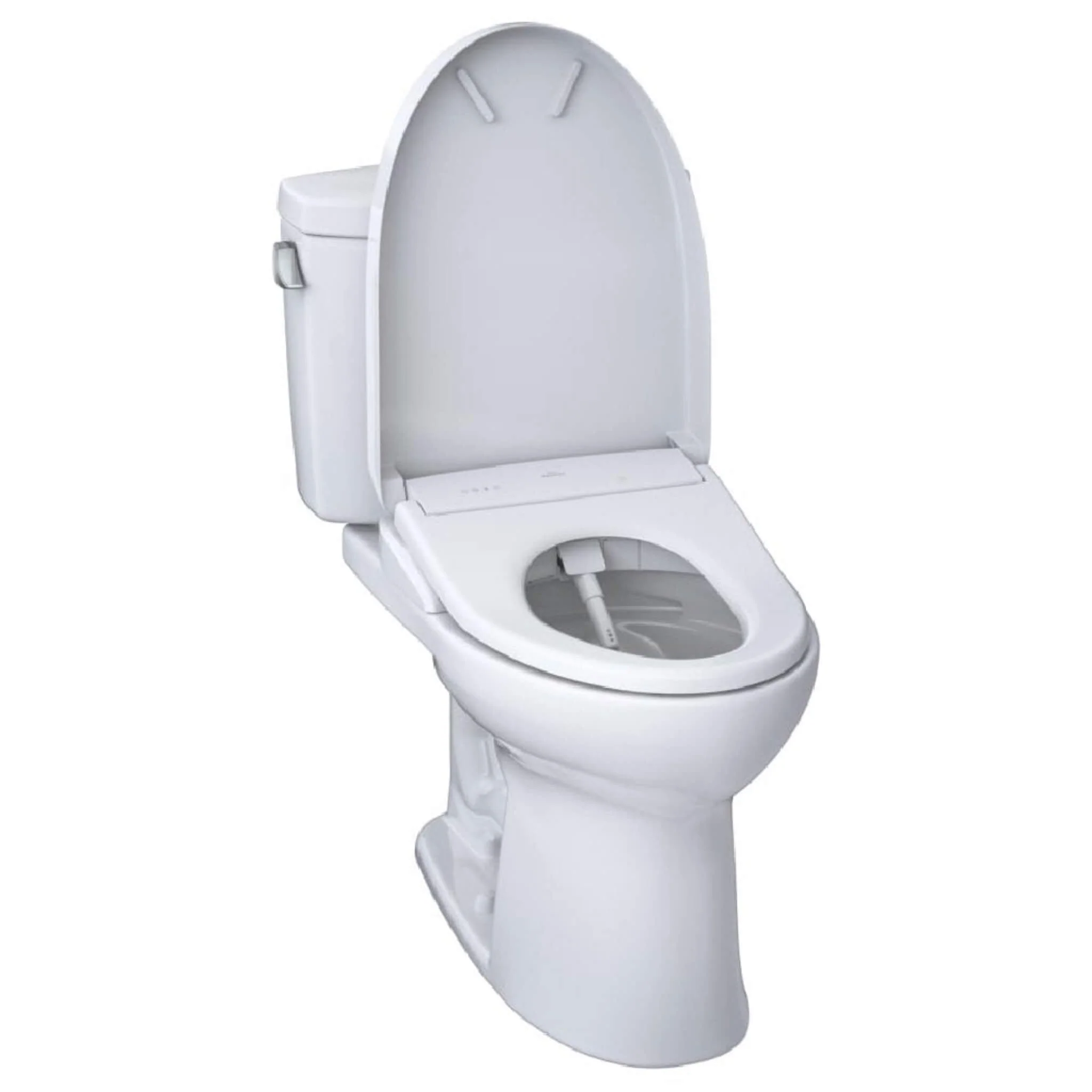 [MW4544726CEFG#01] TOTO Drake II 1.28 GPF Elongated Chair Height Toilet With Washlet S7 Bidet Seat (SAK29654) - Image 16