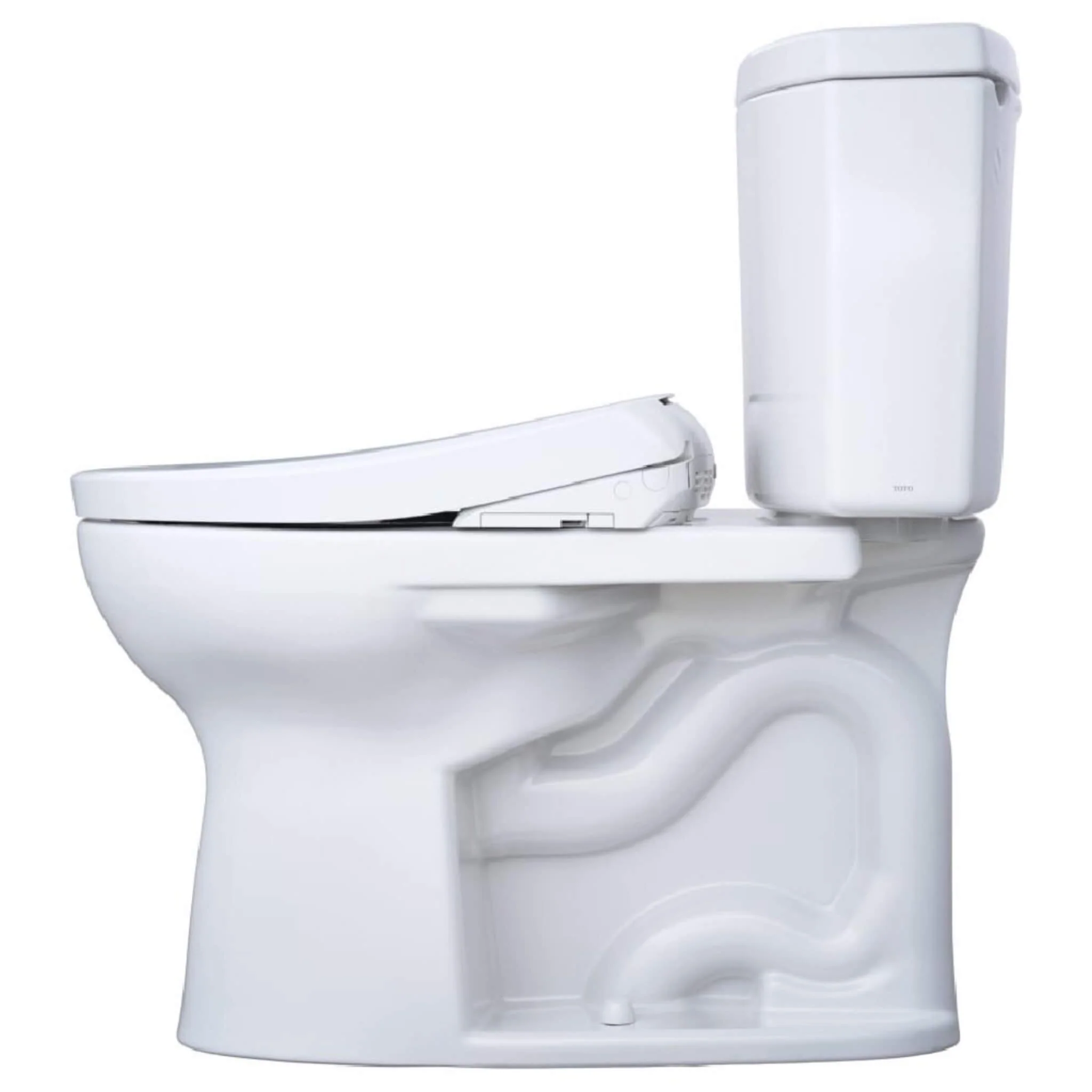 [MW4544726CEFG#01] TOTO Drake II 1.28 GPF Elongated Chair Height Toilet With Washlet S7 Bidet Seat (SAK29654) - Image 19