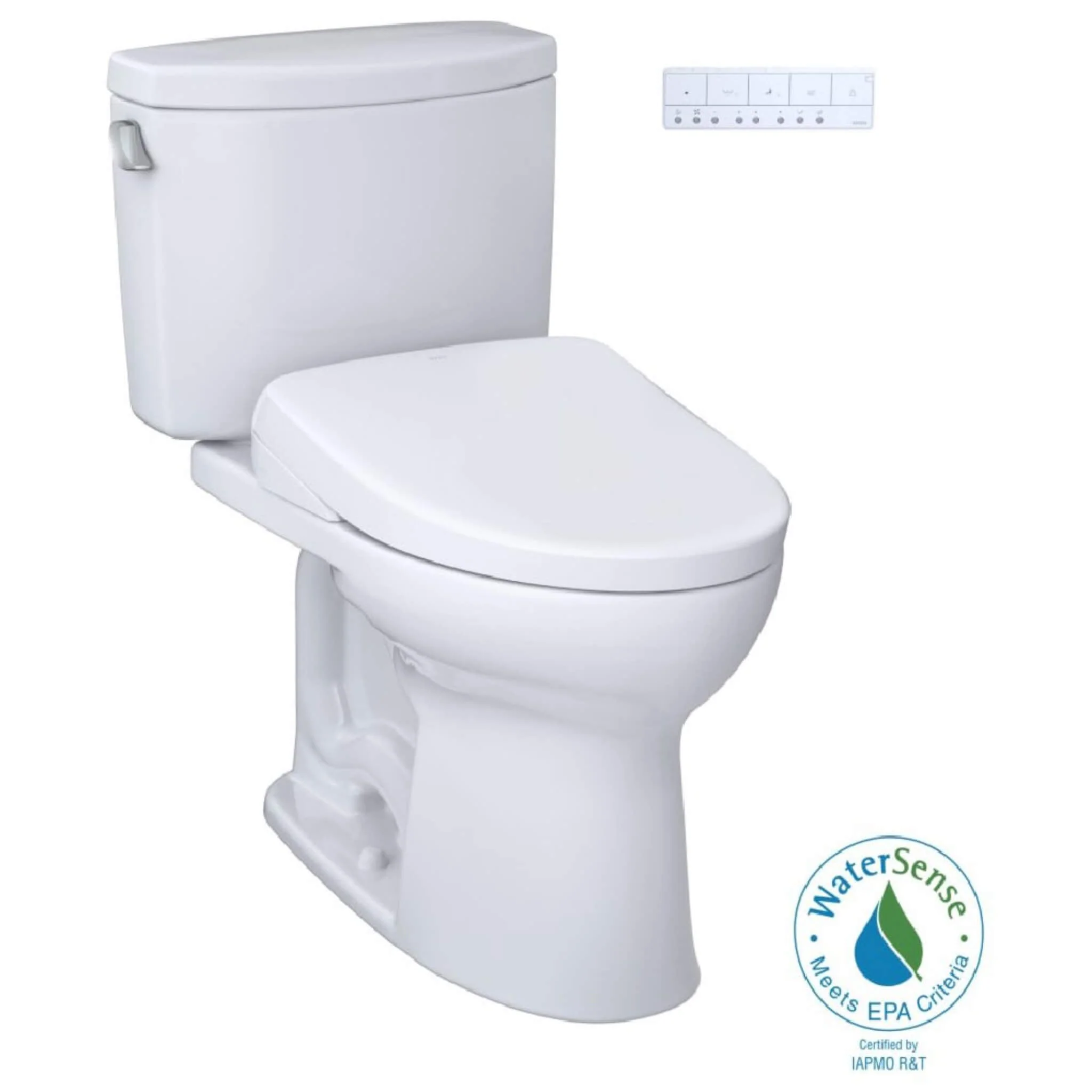 [MW4544726CEFG#01] TOTO Drake II 1.28 GPF Elongated Chair Height Toilet With Washlet S7 Bidet Seat (SAK29654) - Image 21