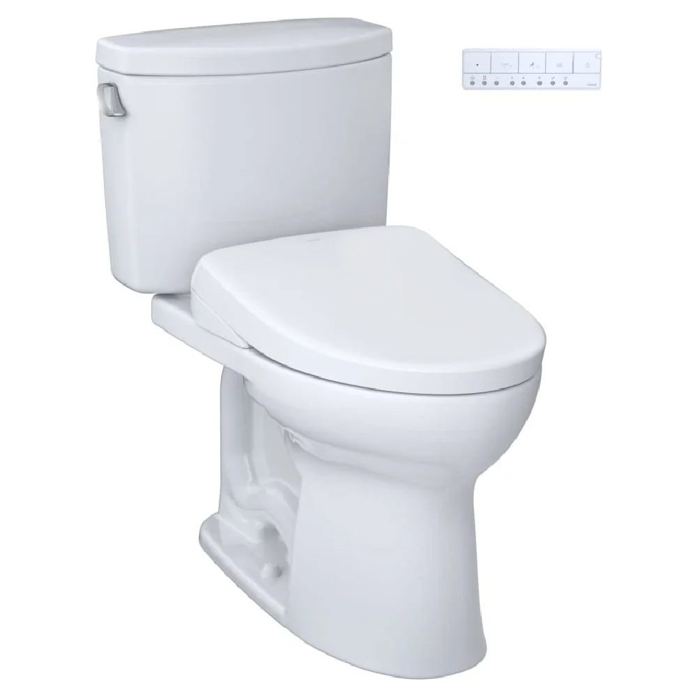[MW4544736CEFG#01] TOTO Drake II 1.28 GPF Chair Height Toilet With S7A Tornado Flush And Night Light (SAK78957) - Image 3