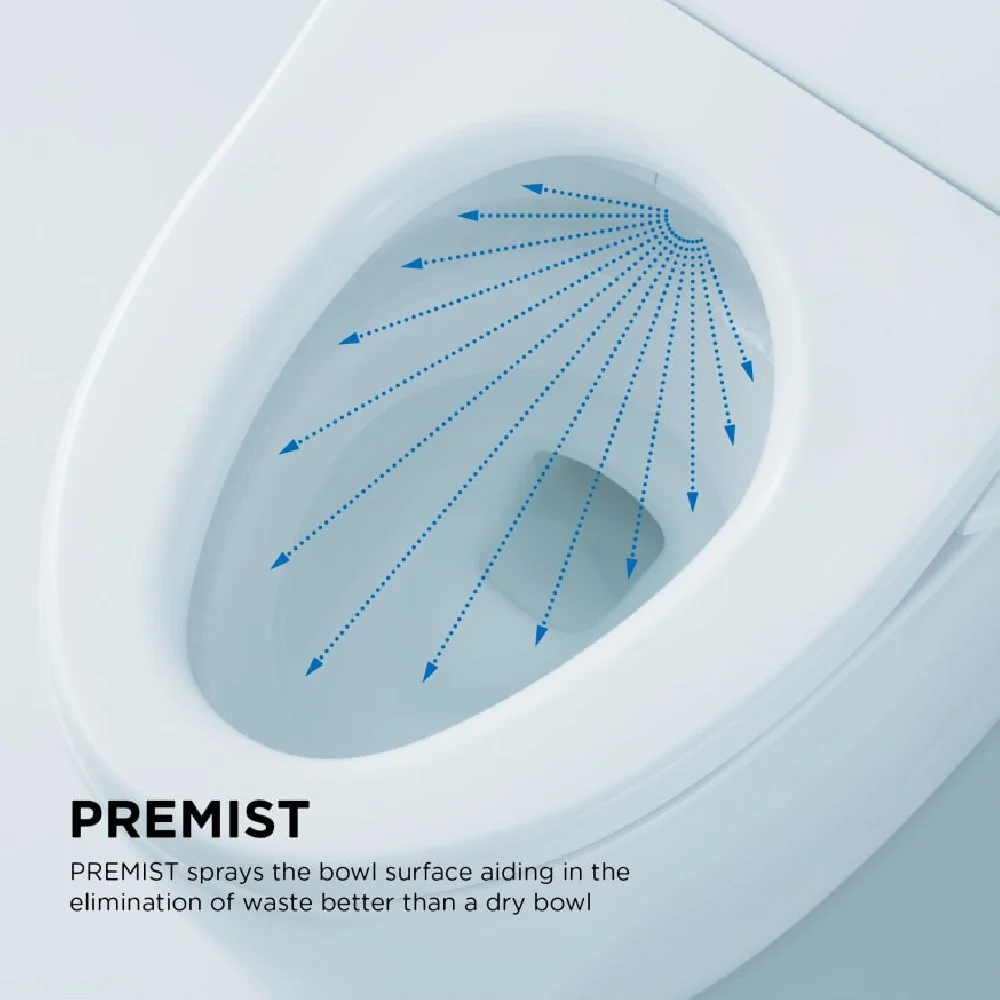 [MW4743084CUFG#01] TOTO Vespin II 1.0 GPF Elongated Toiled With Washlet C5 Bidet Seat (SAK34817) - Image 8