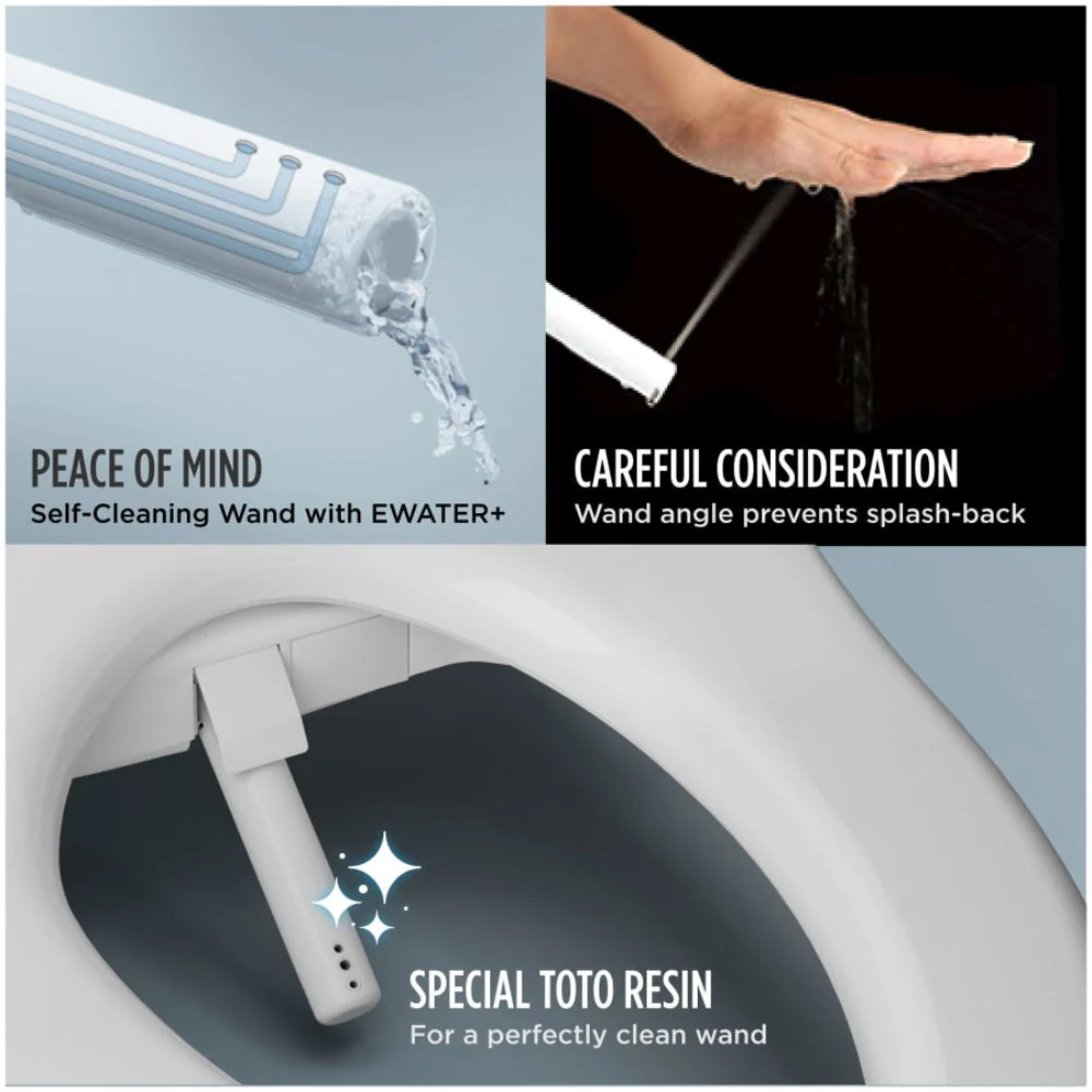 [MW4744726CEFG#01] TOTO Vespin II 1.28 GPF Chair Height Elongated Toilet With Washlet+ S7 Bidet Seat (SAK26135) - Image 13