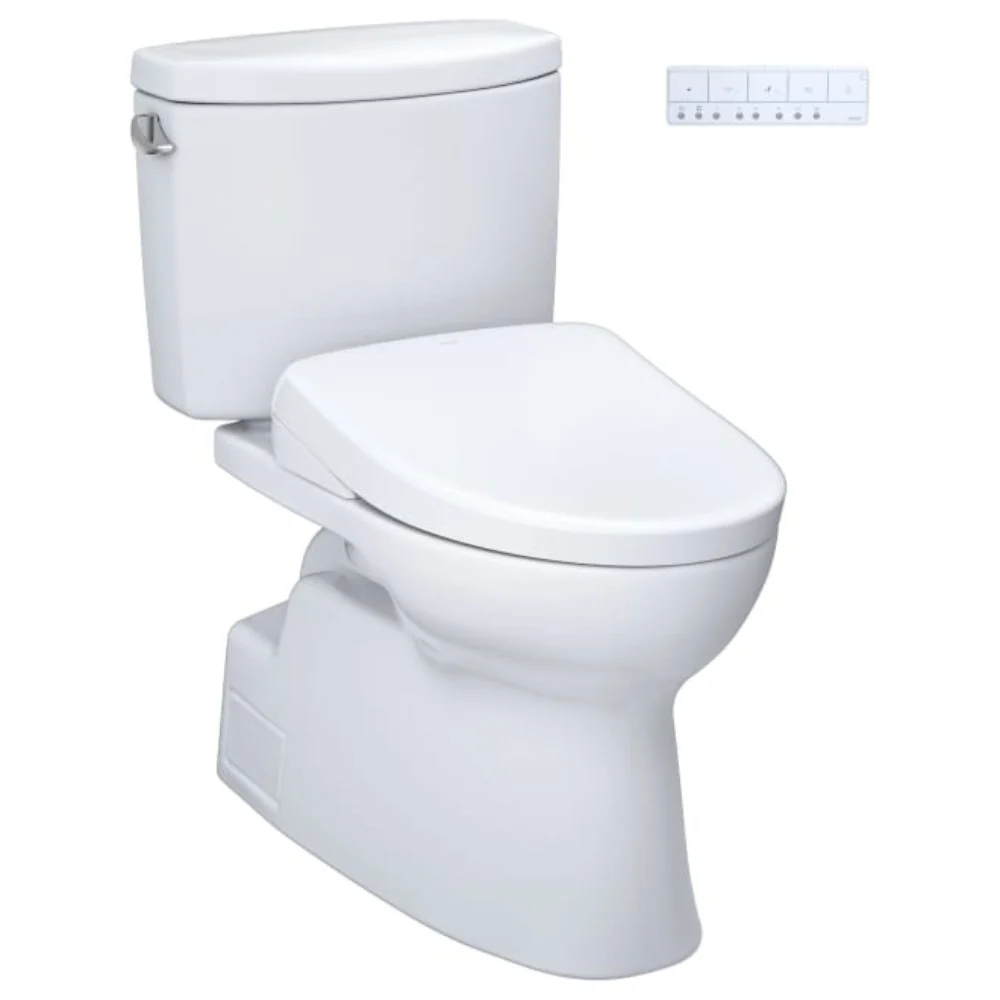 [MW4744726CEFG#01] TOTO Vespin II 1.28 GPF Chair Height Elongated Toilet With Washlet+ S7 Bidet Seat (SAK26135) - Image 3