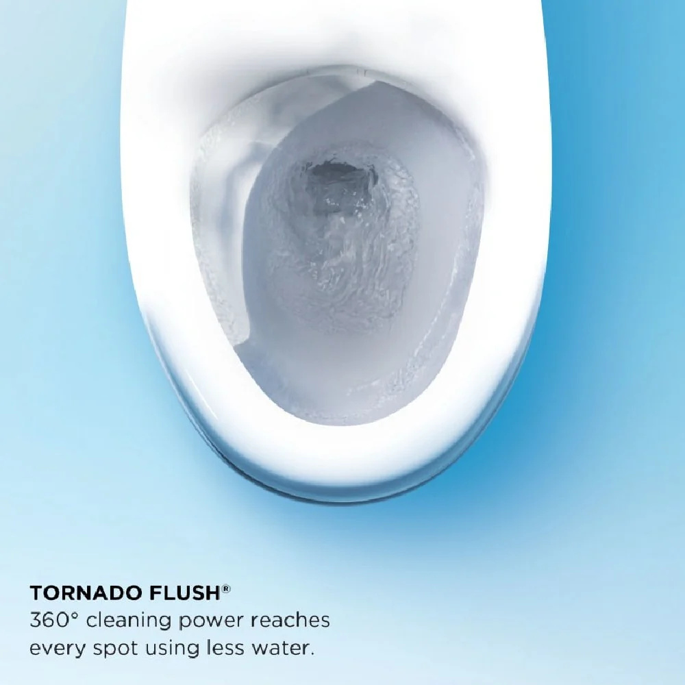 [MW6043074CEFG#01] TOTO Ultramax II 1.28 GPF One Piece Elongated Toilet With Washlet C2 And Left Hand Lever (SAK92562) - Image 3