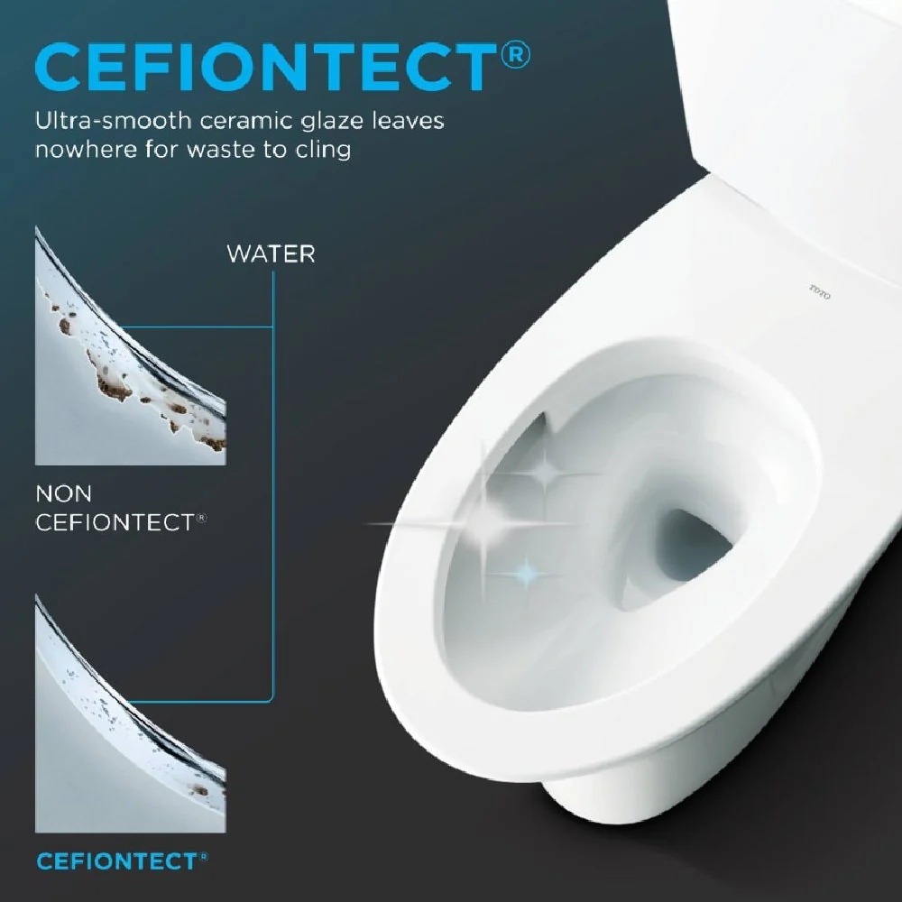 [MW6043074CEFG#01] TOTO Ultramax II 1.28 GPF One Piece Elongated Toilet With Washlet C2 And Left Hand Lever (SAK92562) - Image 5