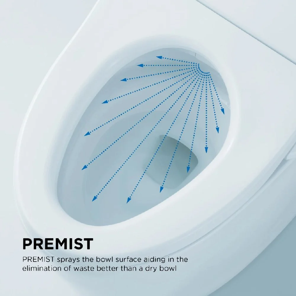 [MW6043084CUFG#01] TOTO Ultramax II 1G Washlet C5 And 1.0 GPF Elongated Toilet With Left Hand Lever (SAK09436) - Image 5