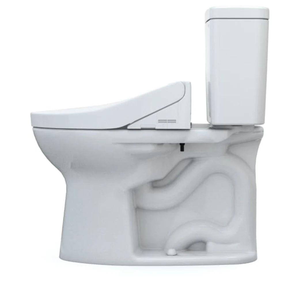 [MW7763074CEFG#01] TOTO Drake Washlet C2 And 1.28 GPF Left Hand Lever With Elongated Universal Height Bidet Toilet (SAK01352) - Image 19