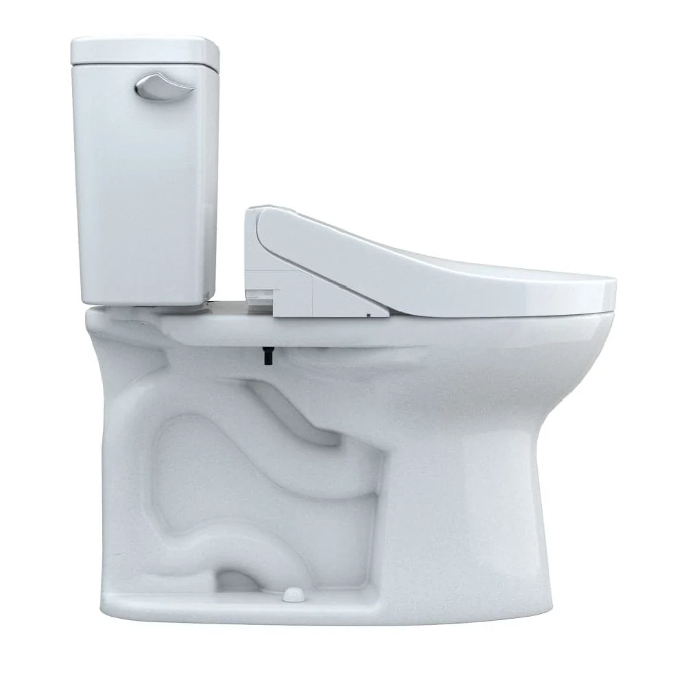 [MW7763084CEFG.10#01] TOTO Drake 1.28 GPF Elongated Universal Height EWater+ Toilet With C5 Bidet Seat (SAK56192) - Image 18