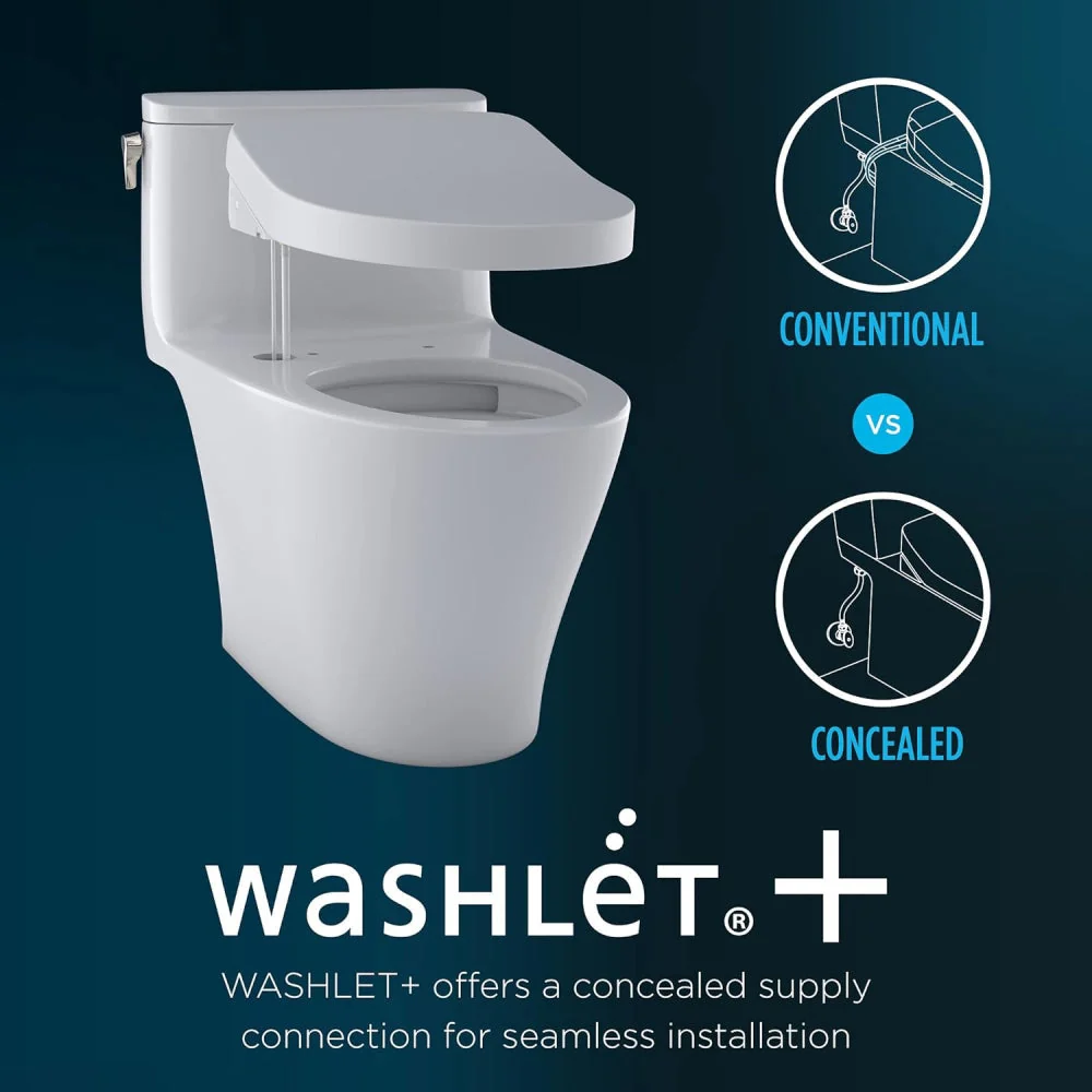 [MW7763084CSFG#01] TOTO Drake C5 Bidet Seat With 1.6 GPF UH Washlet Toilet (SAK75939) - Image 5