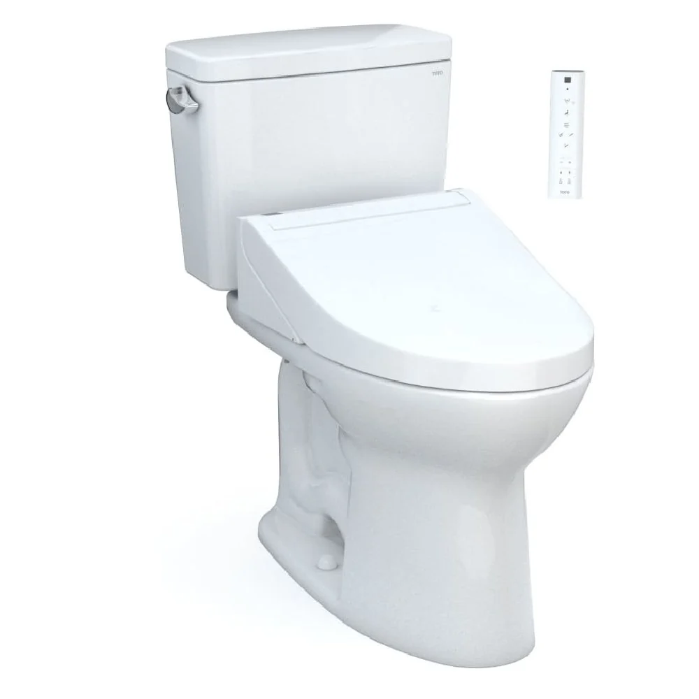 [MW7763084CSFG.10#01] TOTO Drake 1.6 GPF ELongated Chair Height Toilet With C5 Soft Close Bidet Seat (SAK71312) - Image 3