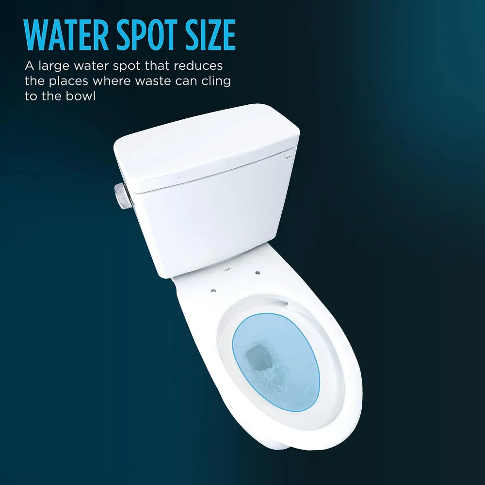 [MW7763084CSFG.10#01] TOTO Drake 1.6 GPF ELongated Chair Height Toilet With C5 Soft Close Bidet Seat (SAK71312) - Image 7