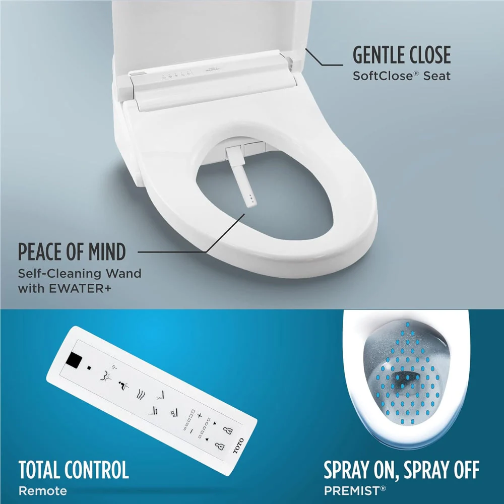 [MW7763084CSG#01] TOTO Drake C5 Bidet Seat With 1.6 GPF Tornado Flush (SAK12230) - Image 12