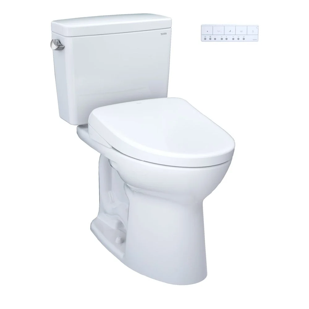 [MW7764736CEFG.10#01] TOTO Drake 1.28 GPF Universal Height Toilet With S7A Auto Open Bidet Seat And 10" Rough In (SAK32529) - Image 3