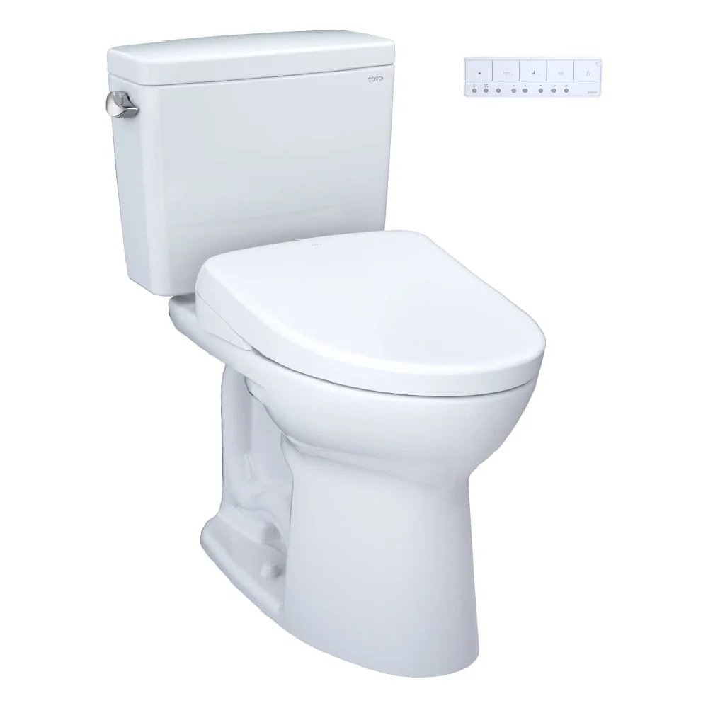 [MW7764736CSFG.10#01] TOTO Drake 1.6 GPF Elongated Chair Height Toilet With Washlet S7A And 10" Rough In (SAK78513) - Image 3