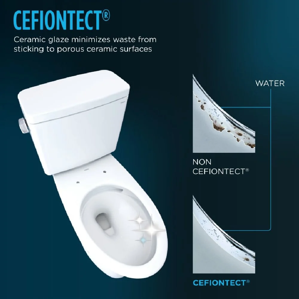 [MW7863074CEG#01] TOTO Drake Transitional Washlet C2 Bidet Seat With 1.28 GPF Elongated Toilet (SAK90371) - Image 5